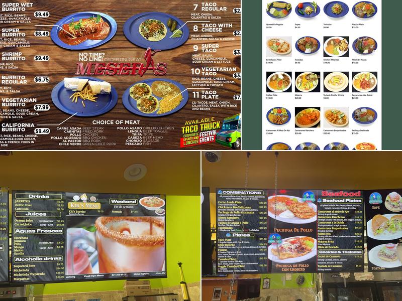 De Los Altos Grill Menu