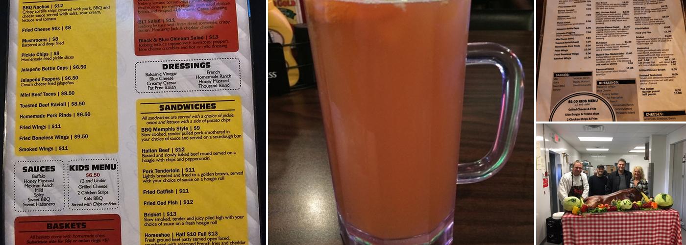 The Frosty Mug Bar & Grill Menu