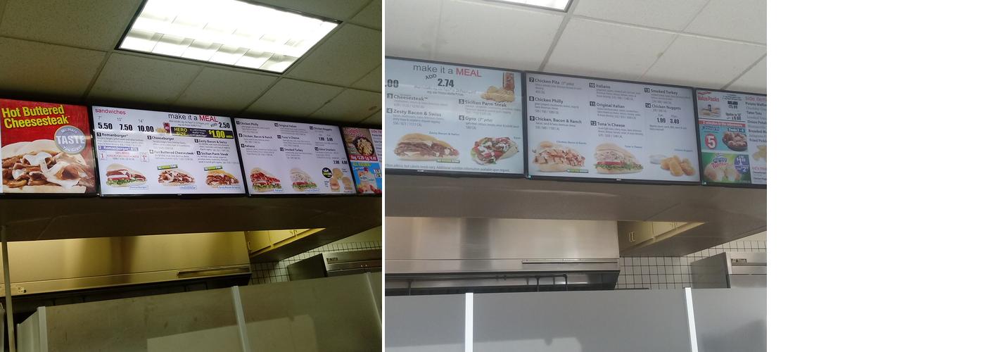 Mr. Hero Menu