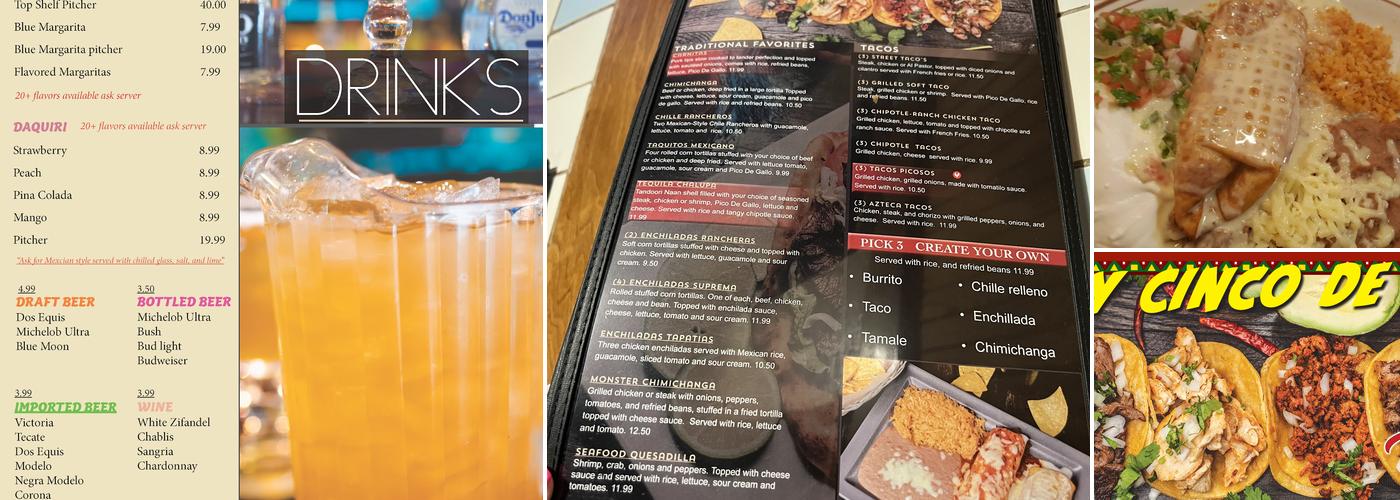 Tequila Mexican Restaurant - West side Menu