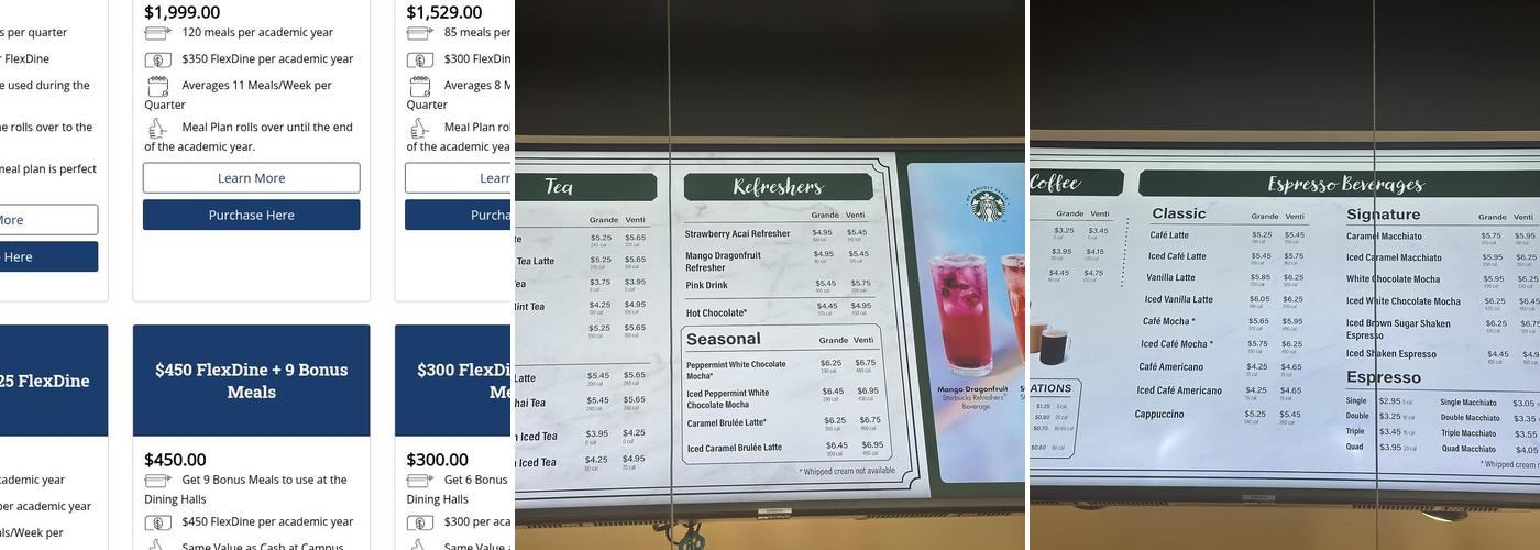 Med Ed Cafe Menu
