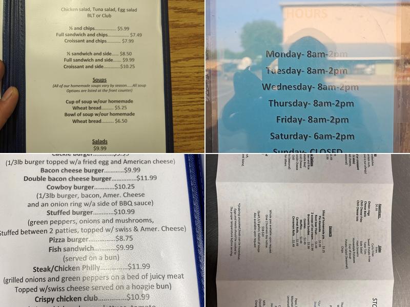 Stone Soup Cafe Menu