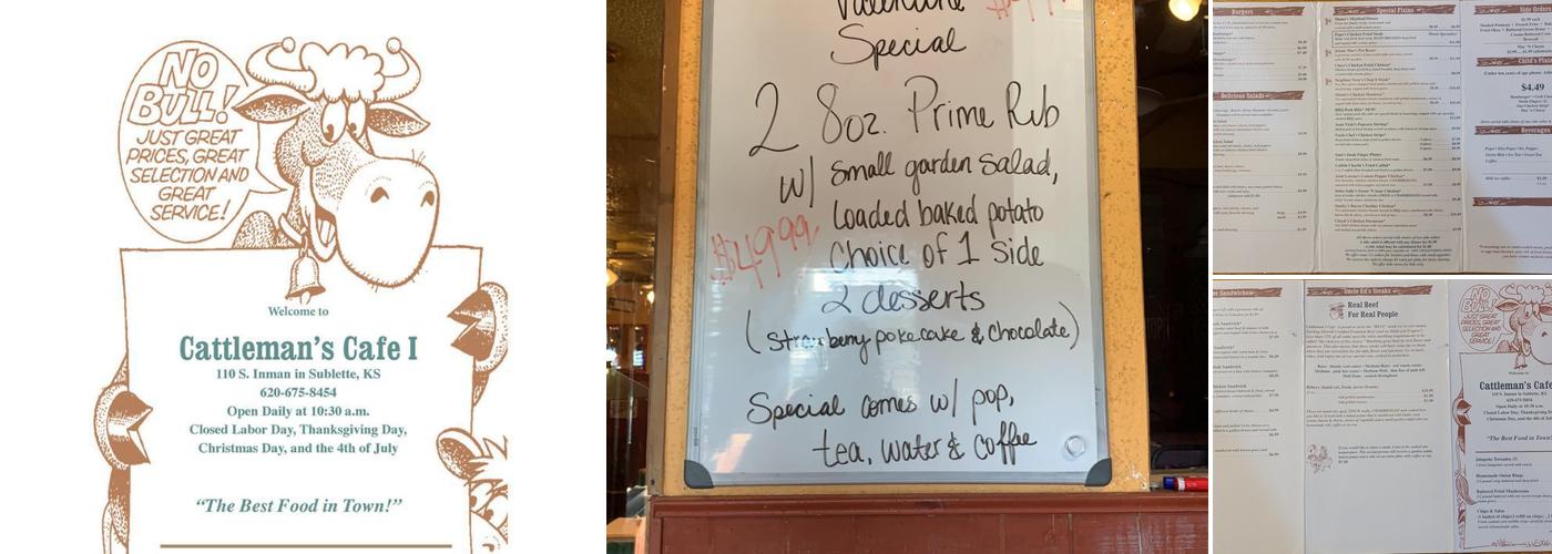 Cattleman's Cafe Menu
