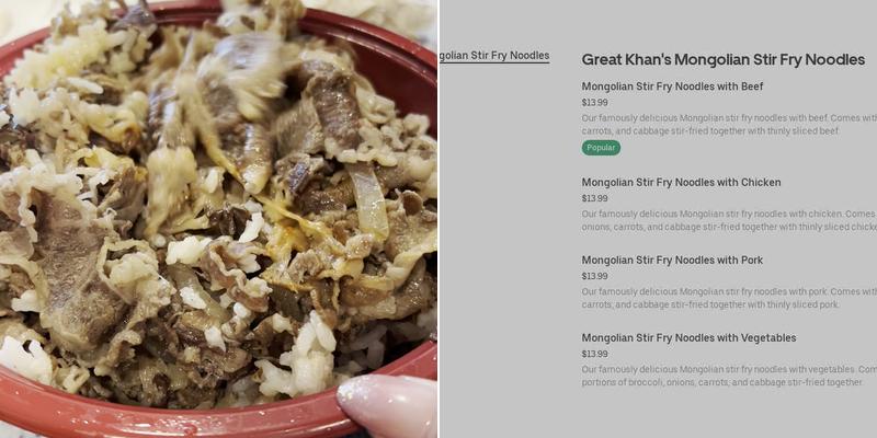 Great Khan's Mongolian Grill San Bernardino Menu