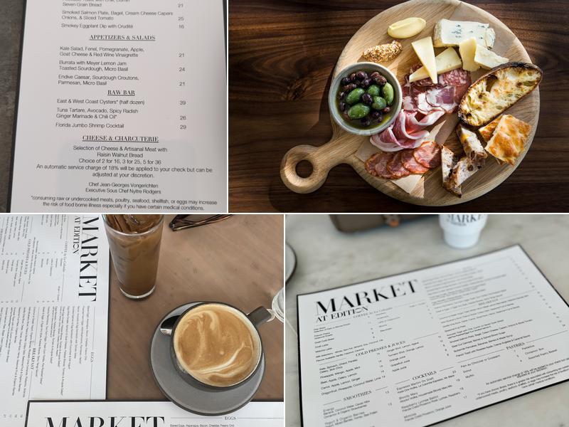 MARKET at The Miami Beach EDITION Menu