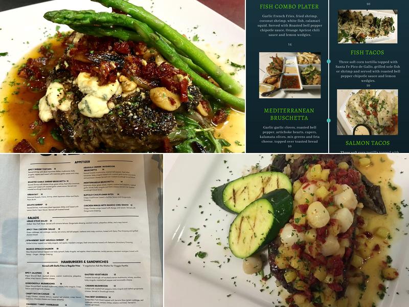 Urbano California Bistro Menu