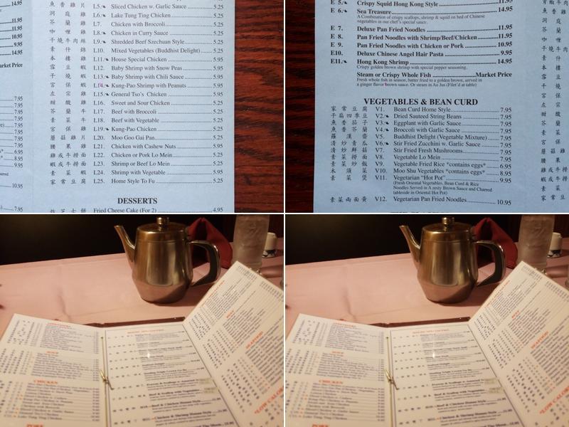 Silver Chopsticks Menu