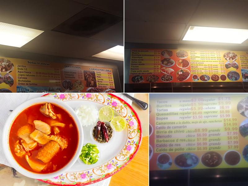 Taqueria Michoacan Menu