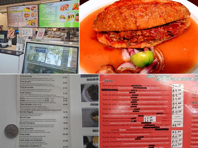 El Rincon Tapatio Menu