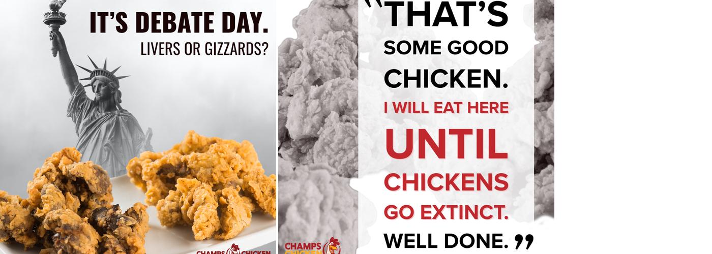 Champs Chicken Menu
