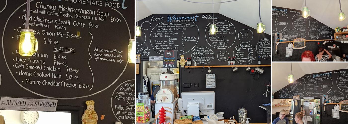Wavecrest Cafe Menu