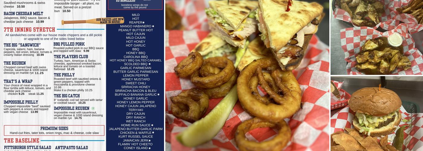 Basil's Sports Bar & Grill Menu