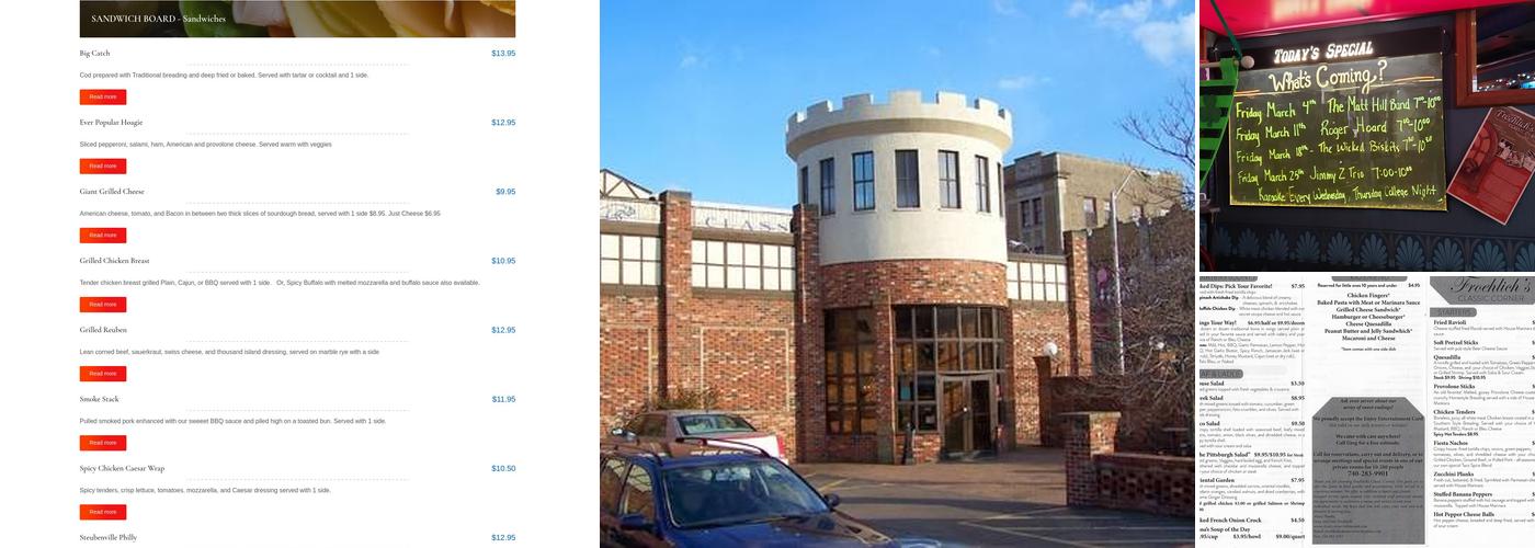 Froehlich's Classic Corner Menu