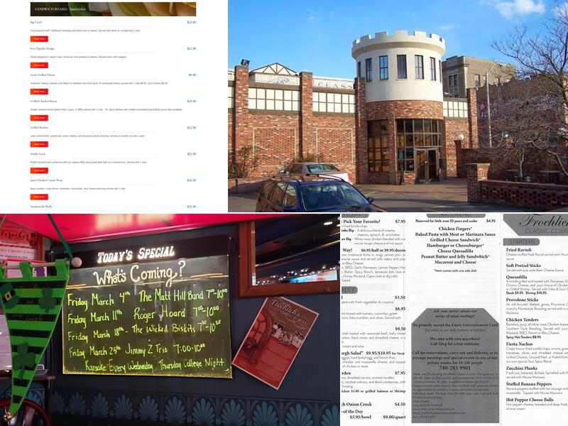 Froehlich's Classic Corner Menu