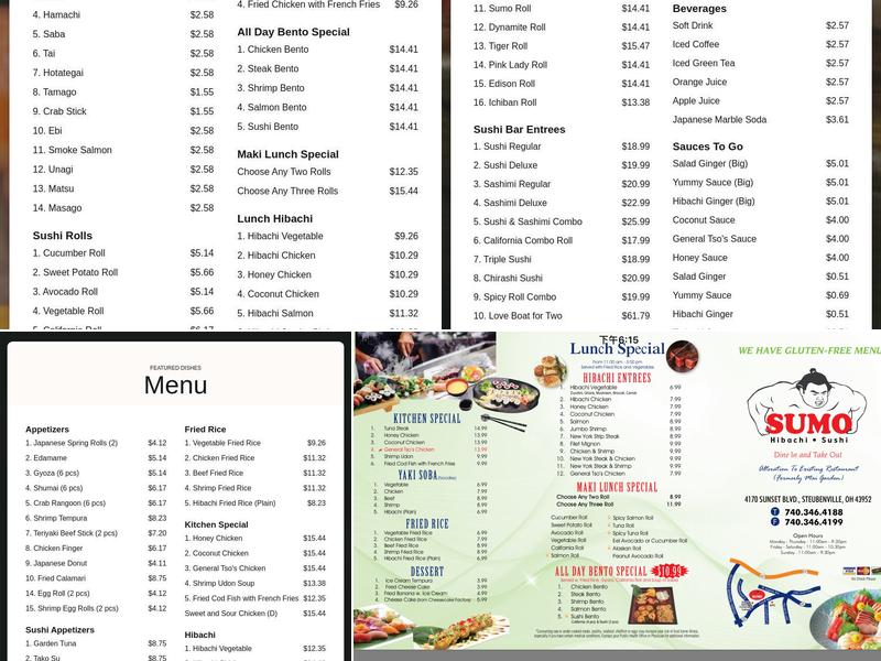 Sumo Menu