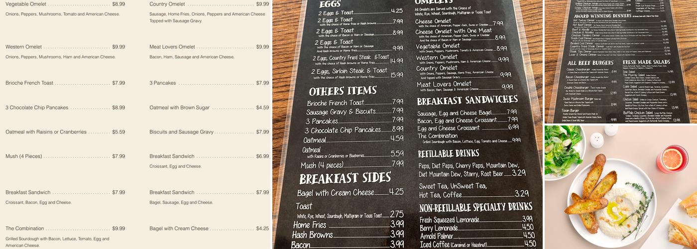 Murrays Restaurant Menu