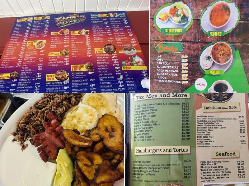 Taco Express Cafe Menu