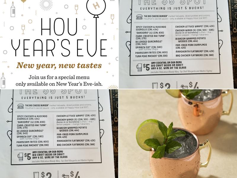 Houlihan's Cranberry Menu