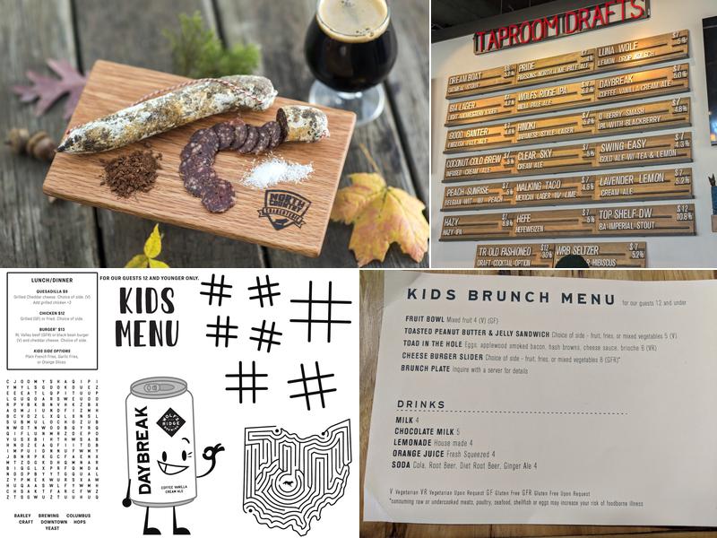 Wolf's Ridge Brewing Menu