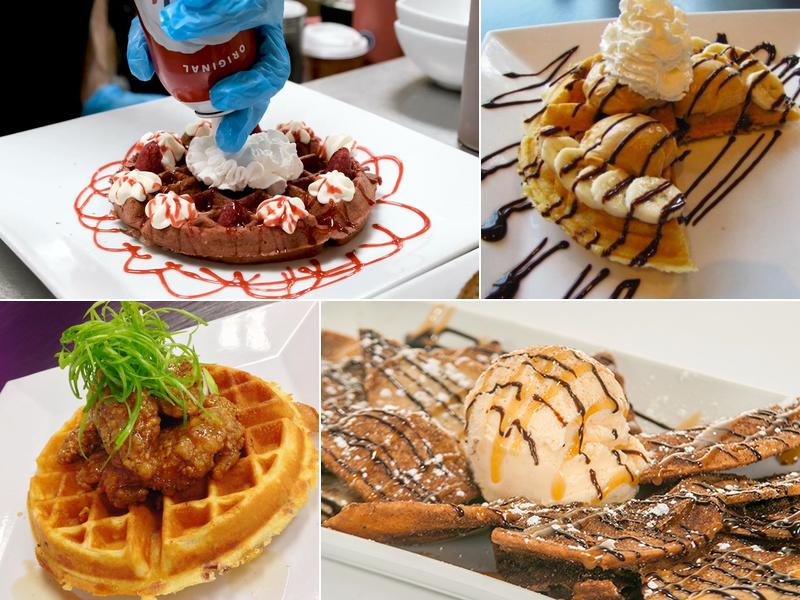 Waffles Incaffeinated Menu