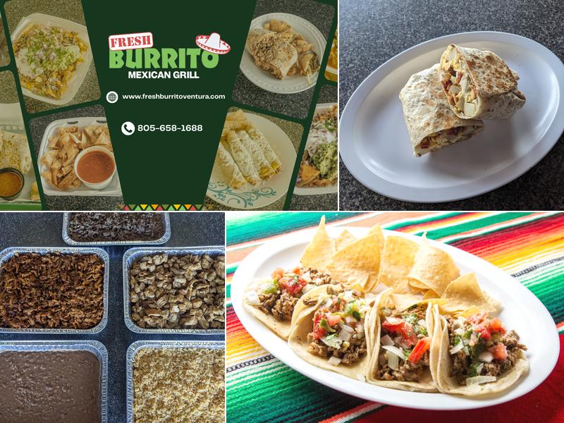 Fresh Burrito Mexican Grill Menu