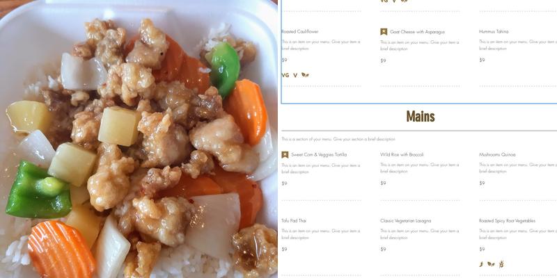 Mark Pi's Express Menu