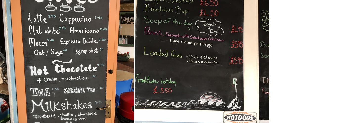 The Courtyard Cafe Menu