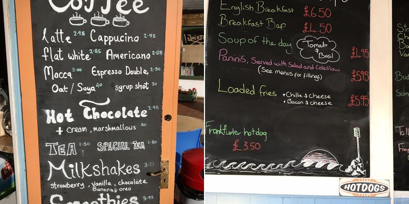 The Courtyard Cafe Menu