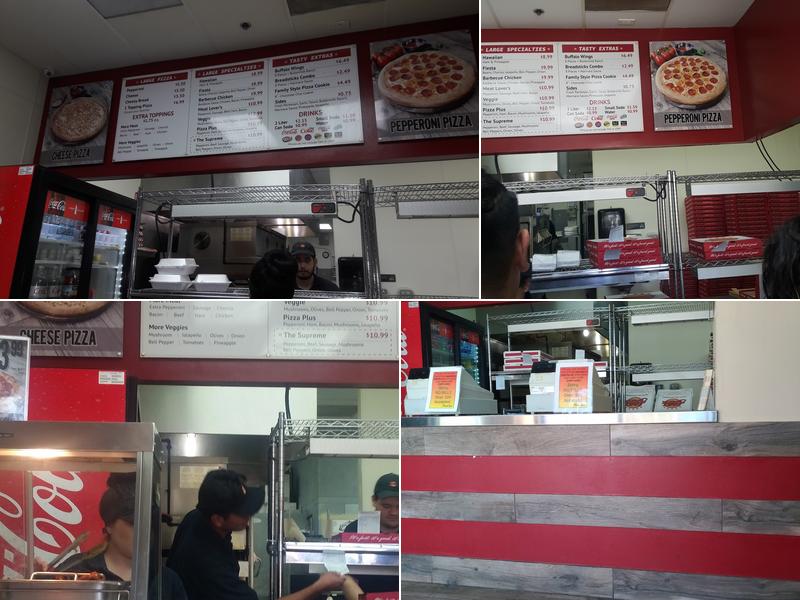 Fast 5 Pizza Menu