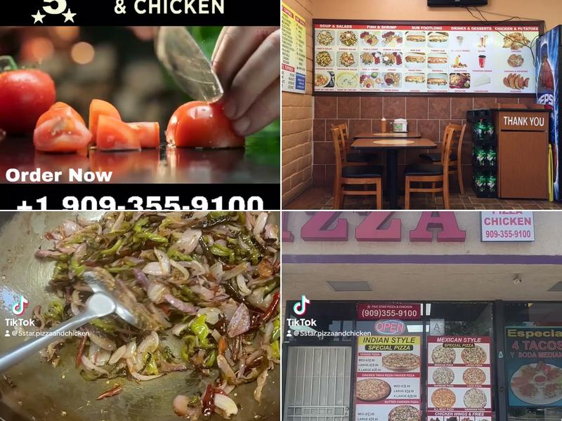 5 Star Pizza and Chicken 16105 Arrow Blvd, Fontana