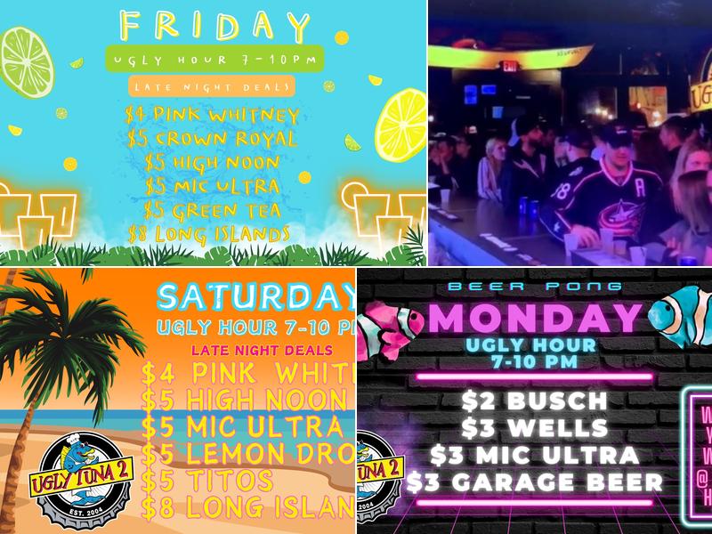 Ugly Tuna Saloona Menu