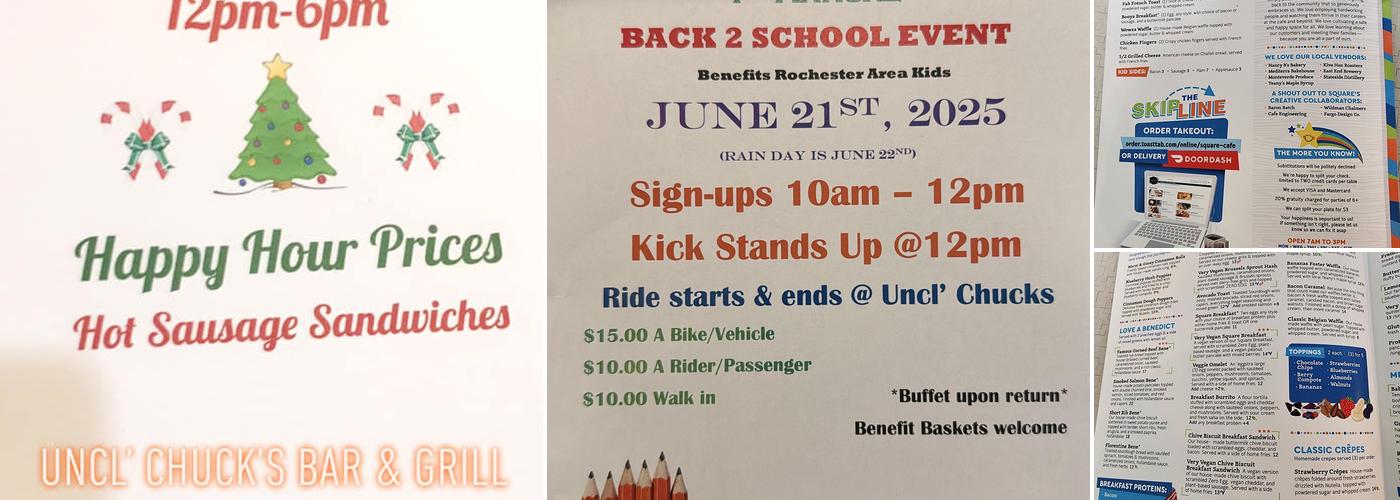 Uncl' Chuck's Bar & Grill Menu