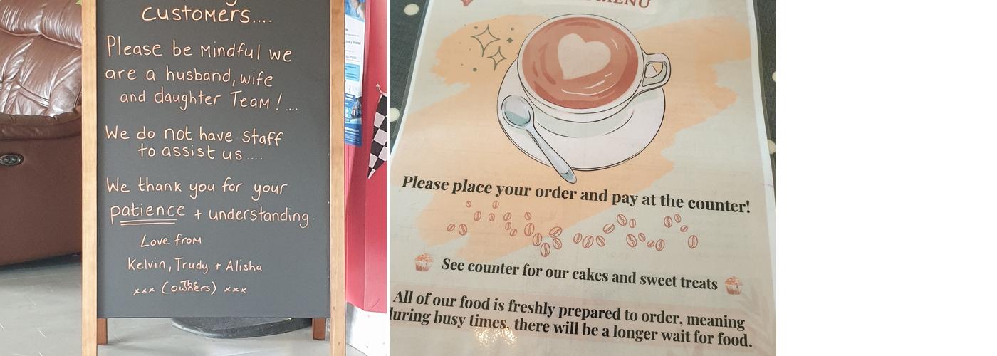 The Coffee Shop Menu