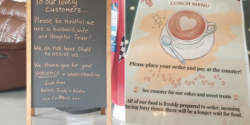 The Coffee Shop Menu