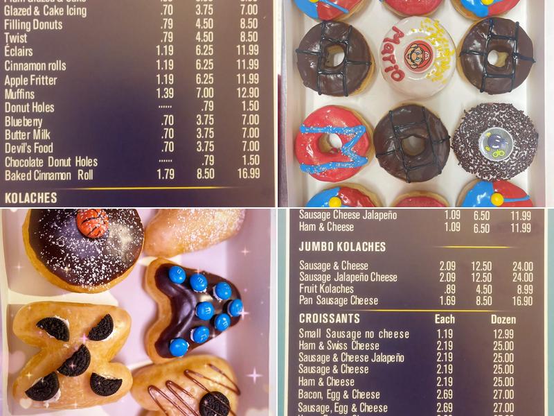 Instant Donuts Menu