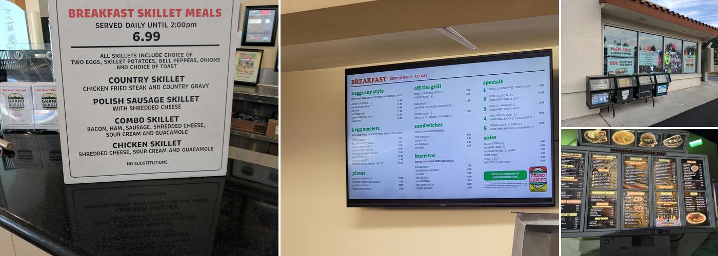 Grand Burger Menu