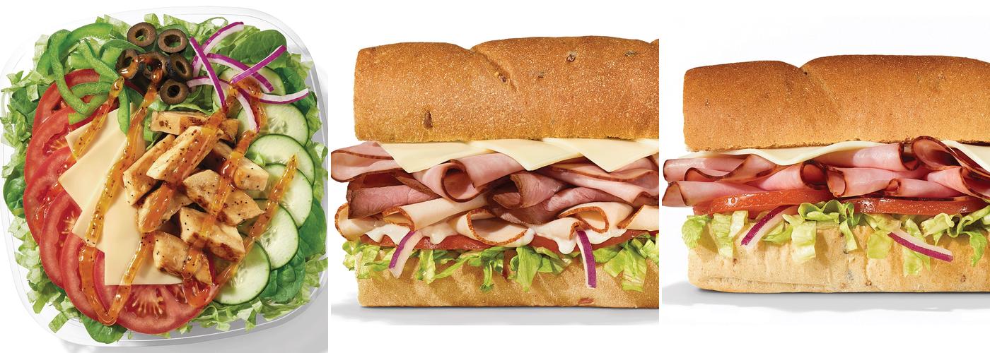 Subway Menu