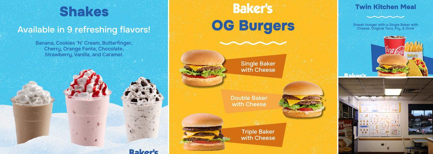 Baker's Drive-Thru Menu