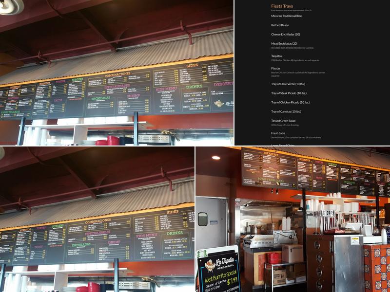 La Tapatia Mexican Grill Menu