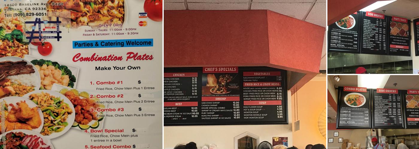 Magic Wok Menu