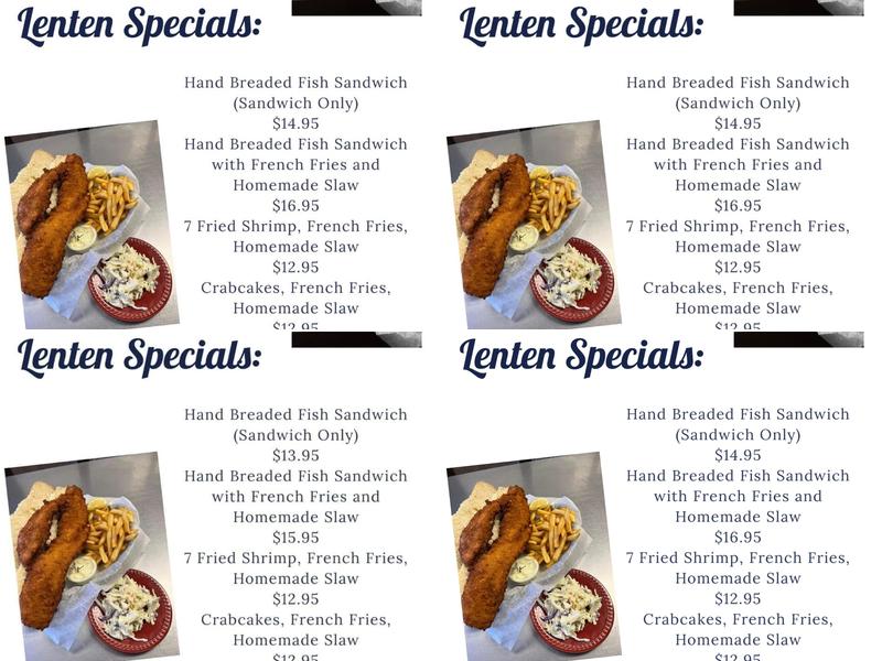 Appian Way Cafe & Lounge Menu