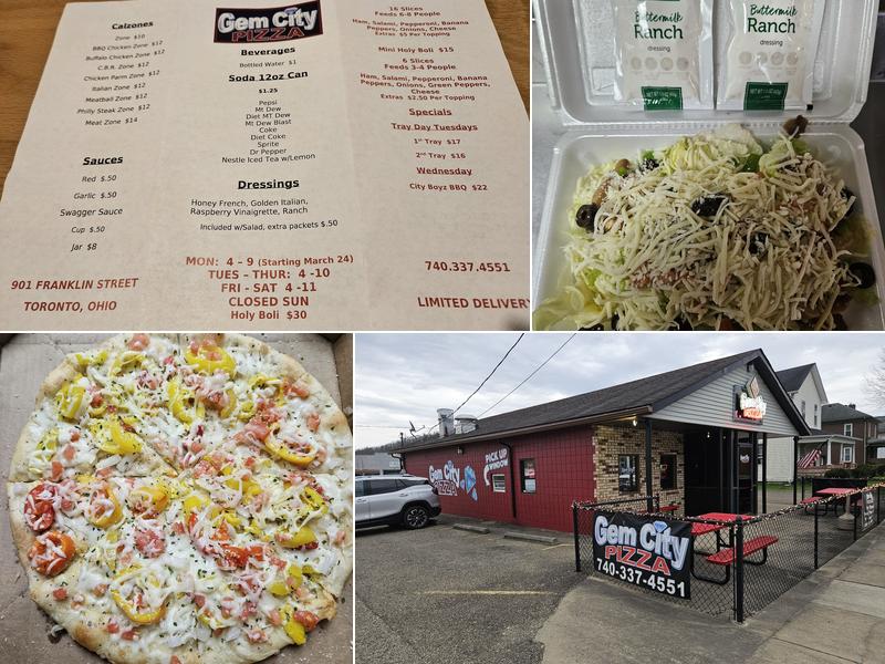 Gem City Pizza Menu