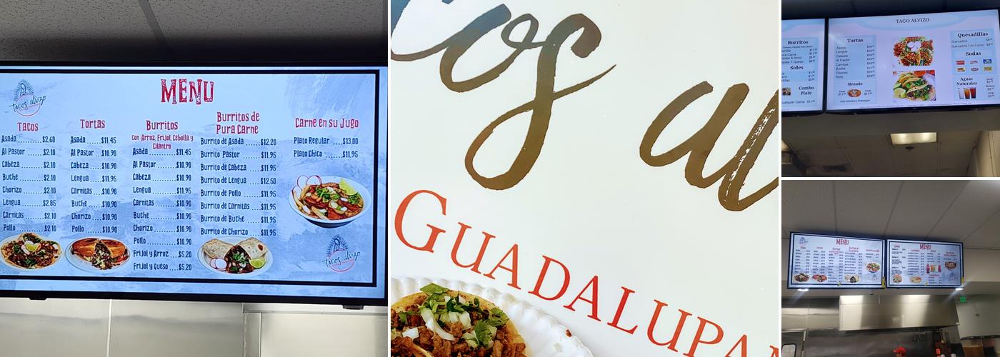 Tacos Alvizo La Guadalupana Menu
