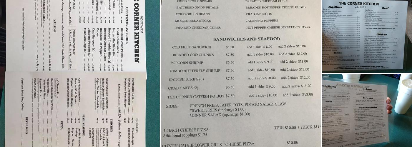 Frank's Sundown & Corner Kitchen Menu