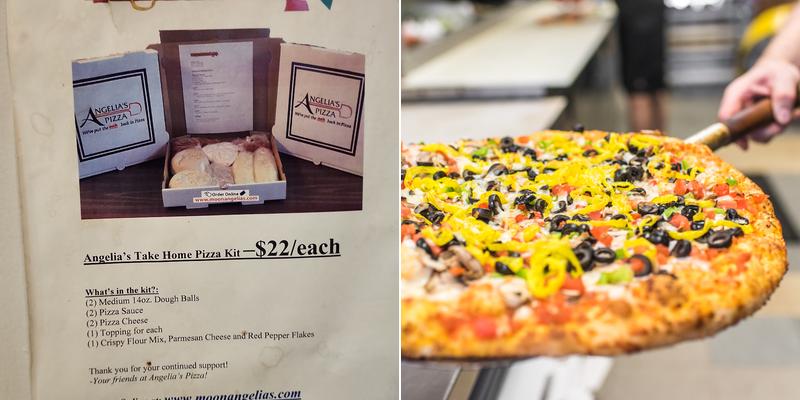 Angelia's Pizza Menu