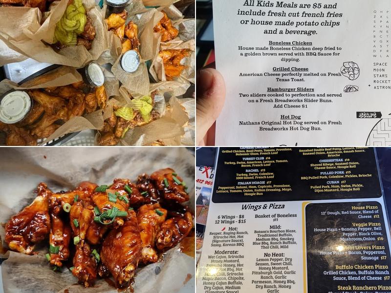 Sidelines Beer House Menu