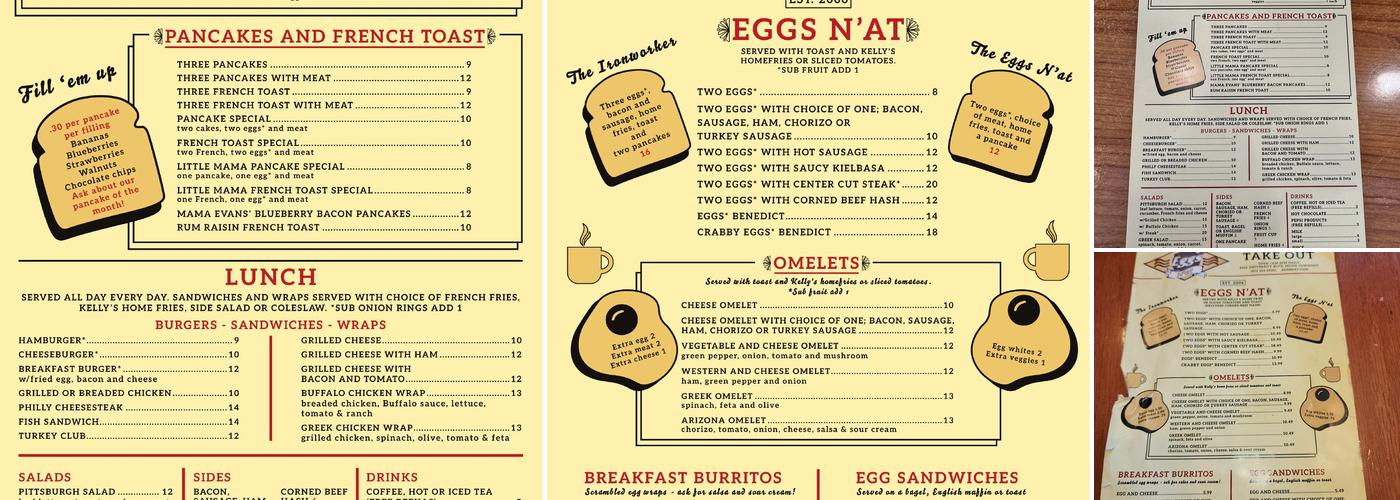 Eggs N'at Menu