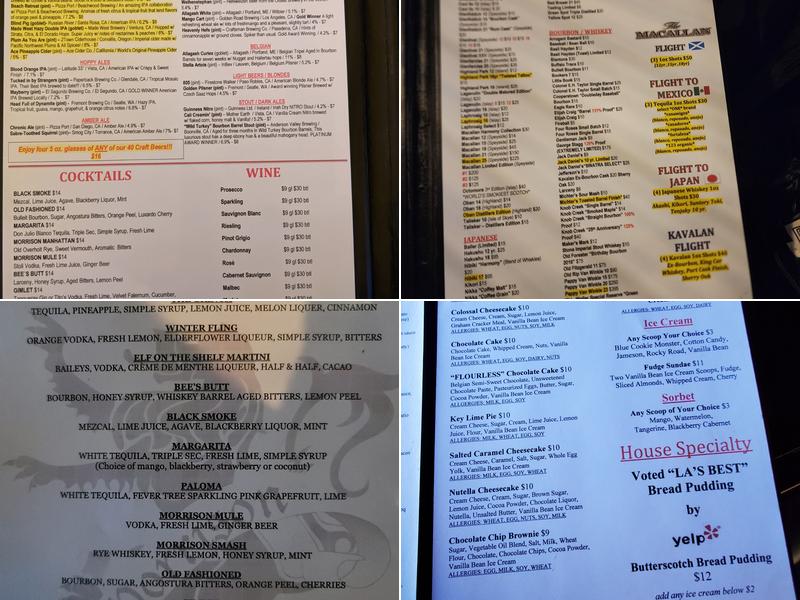 The Morrison Menu