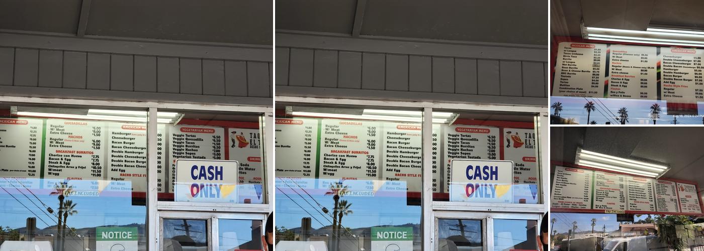 Taqueria El Tapatio Menu