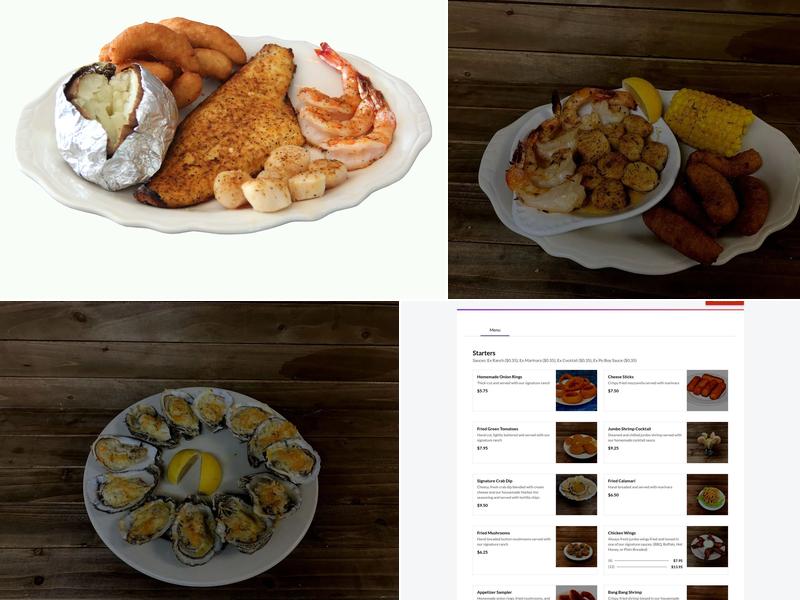 Harbor Inn Seafood Restaurant Menu